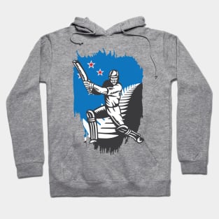 New Zealand Cricket Player Batsman Design Hoodie